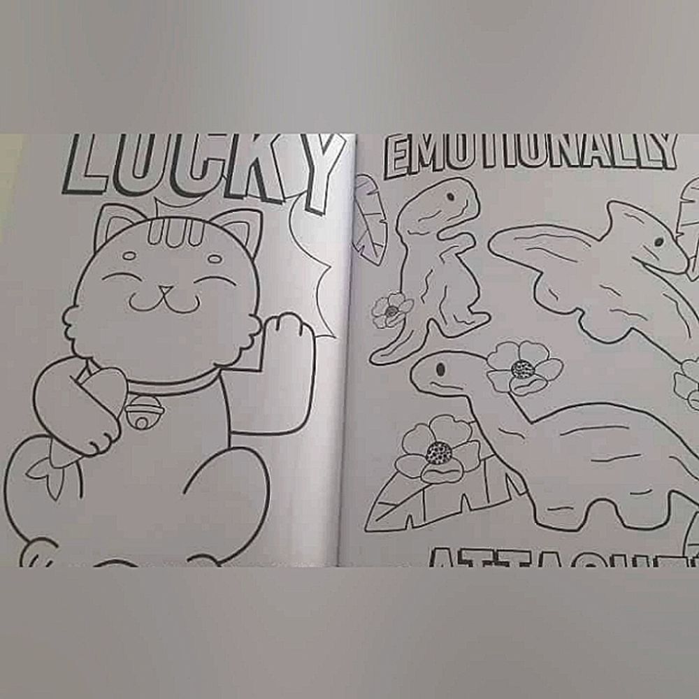 New "Sorry Not Sorry" Advanced Coloring Book - Picture 2 of 3